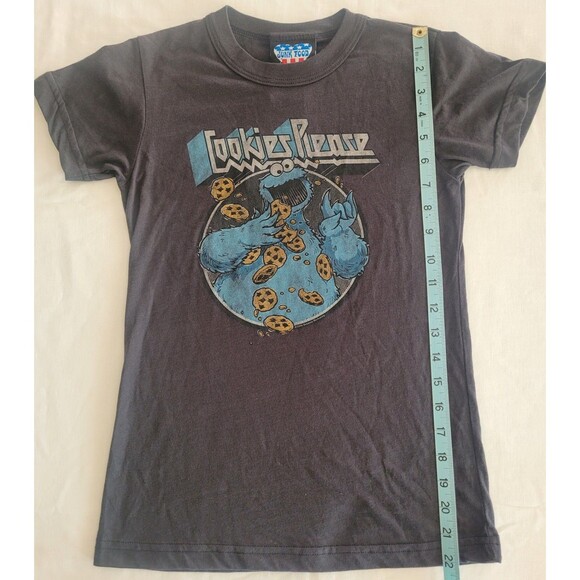 NEW Junk Food Cookie Monster “Cookies Please” T-Shirt Girls Youth Med. Vintage - Picture 9 of 10